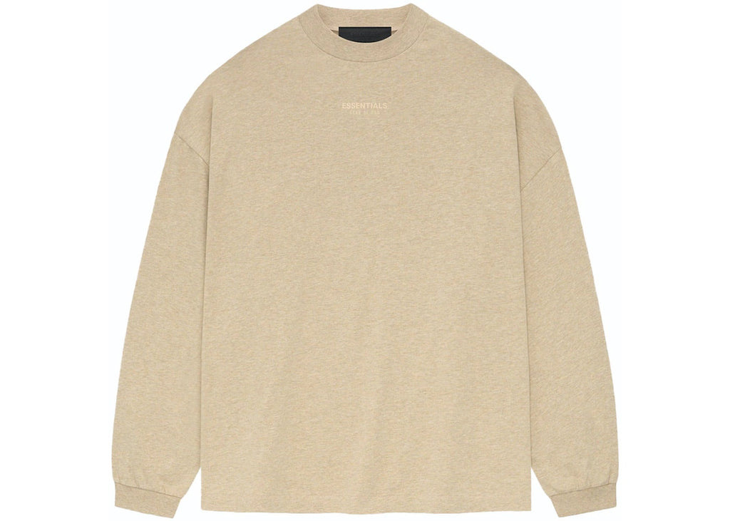 ESSENTIALS FOG LONG SLEEVE GOLD HEATHER
