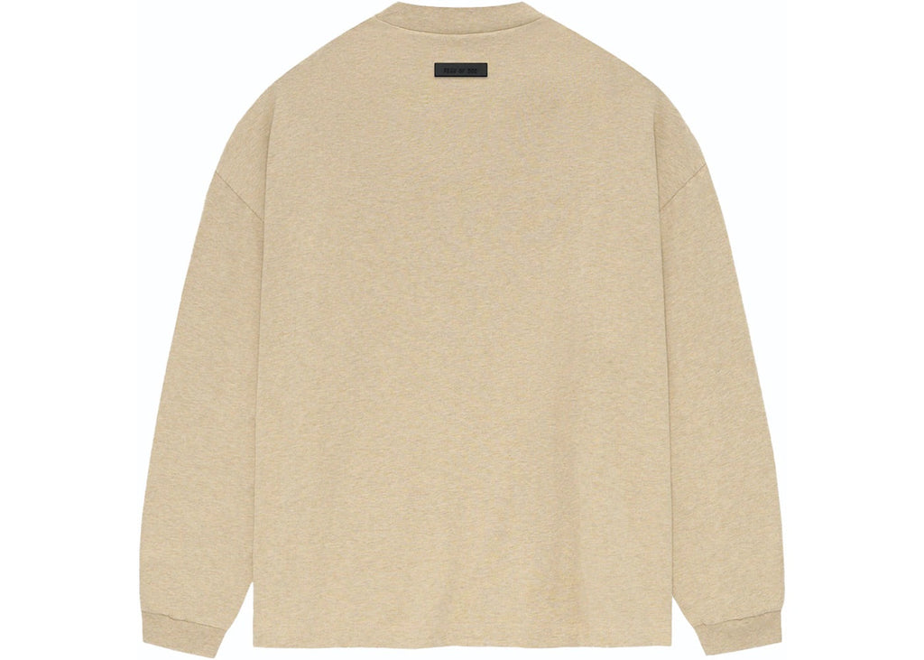 ESSENTIALS FOG LONG SLEEVE GOLD HEATHER