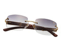 VINTAGE FRAMES BAL HARBOUR WOOD EDITION DRILL MOUNT GRAY GRADIENT