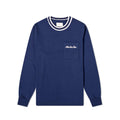 AIMÉ LEON DORE STRIPED COLLAR LONGSLEEVE NAVY