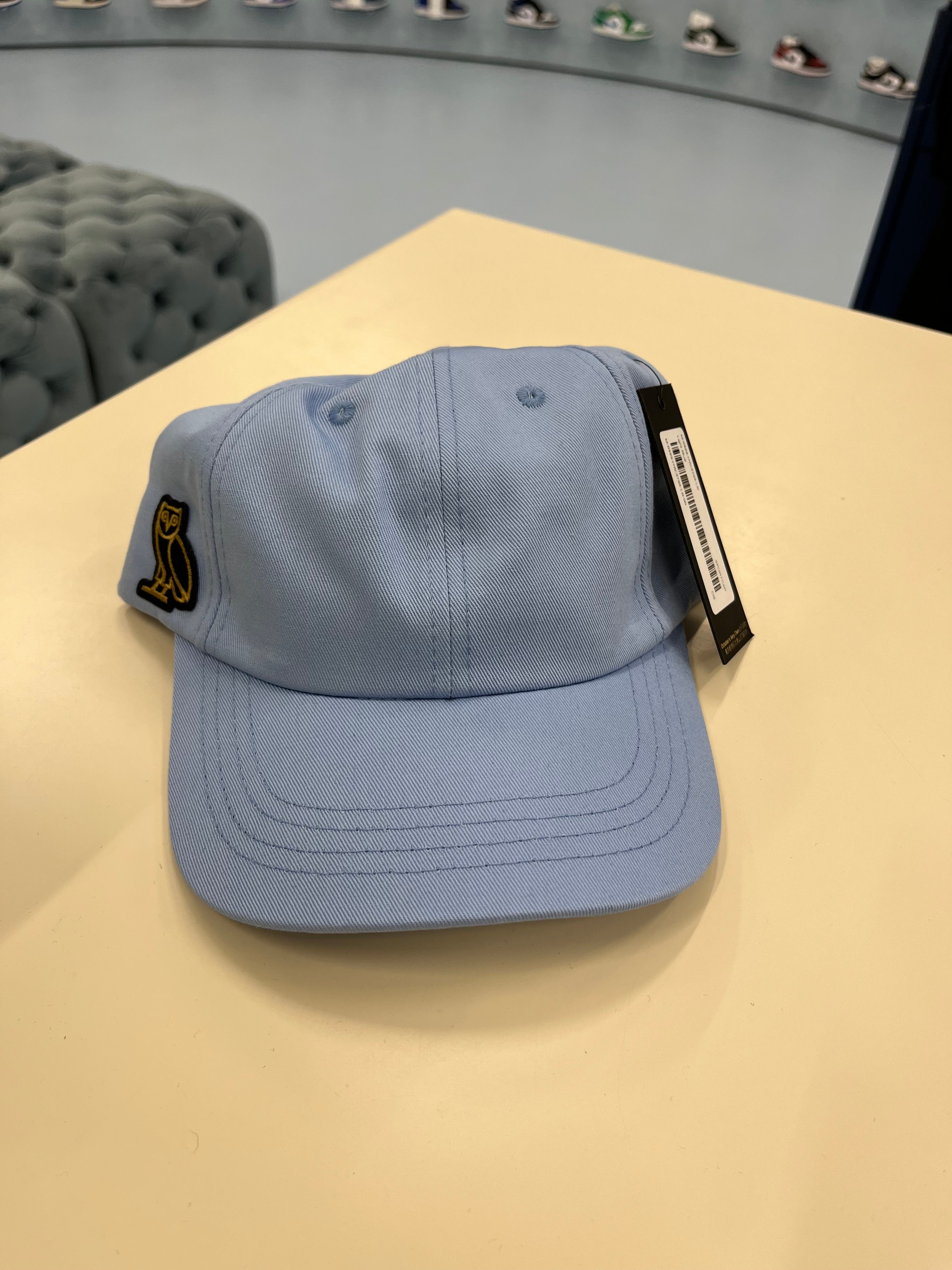 OVO VELCRO STRAP BABY BLUE CAP