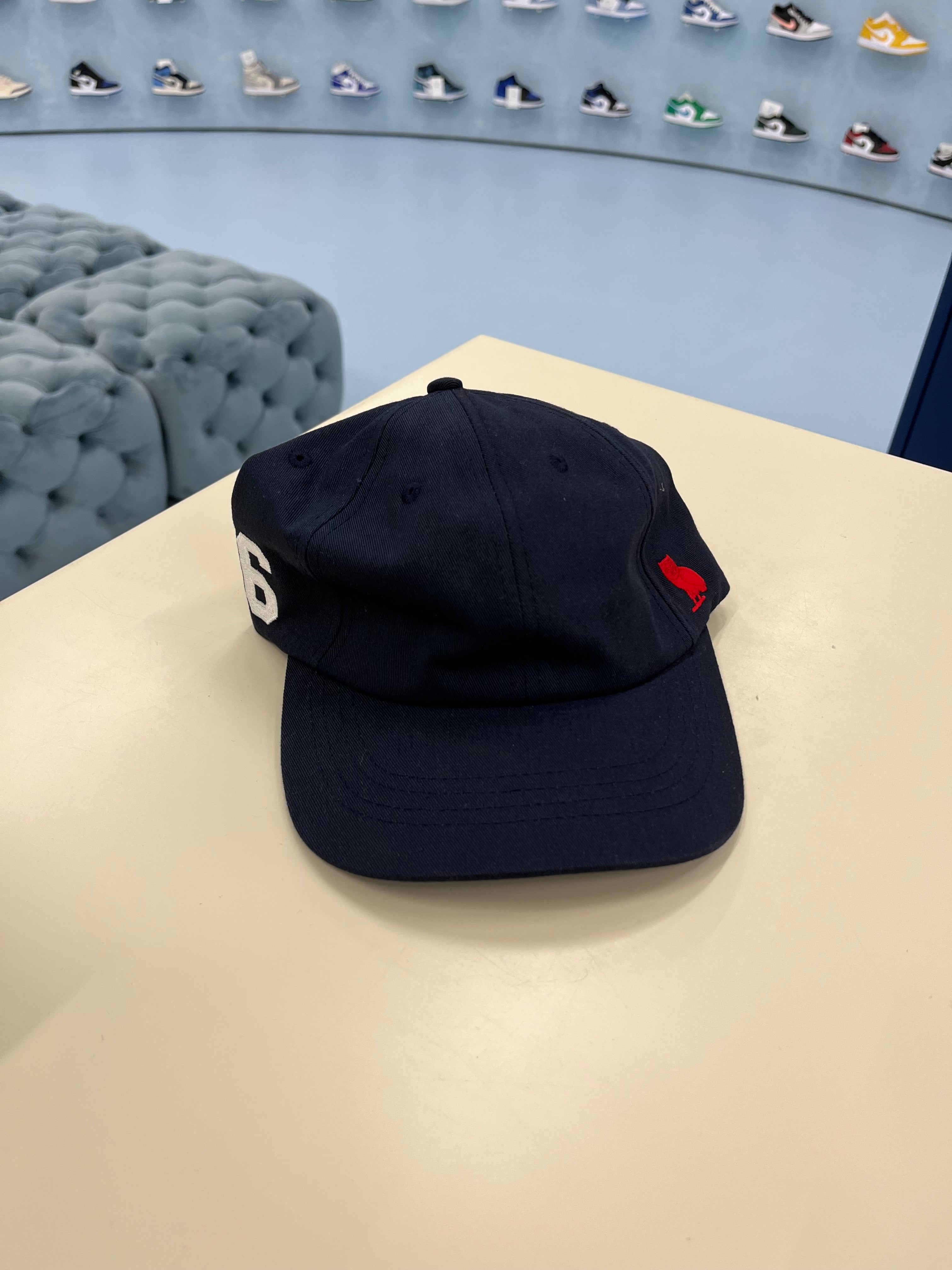 OVO 6 LOGO HAT DARK NAVY BLUE