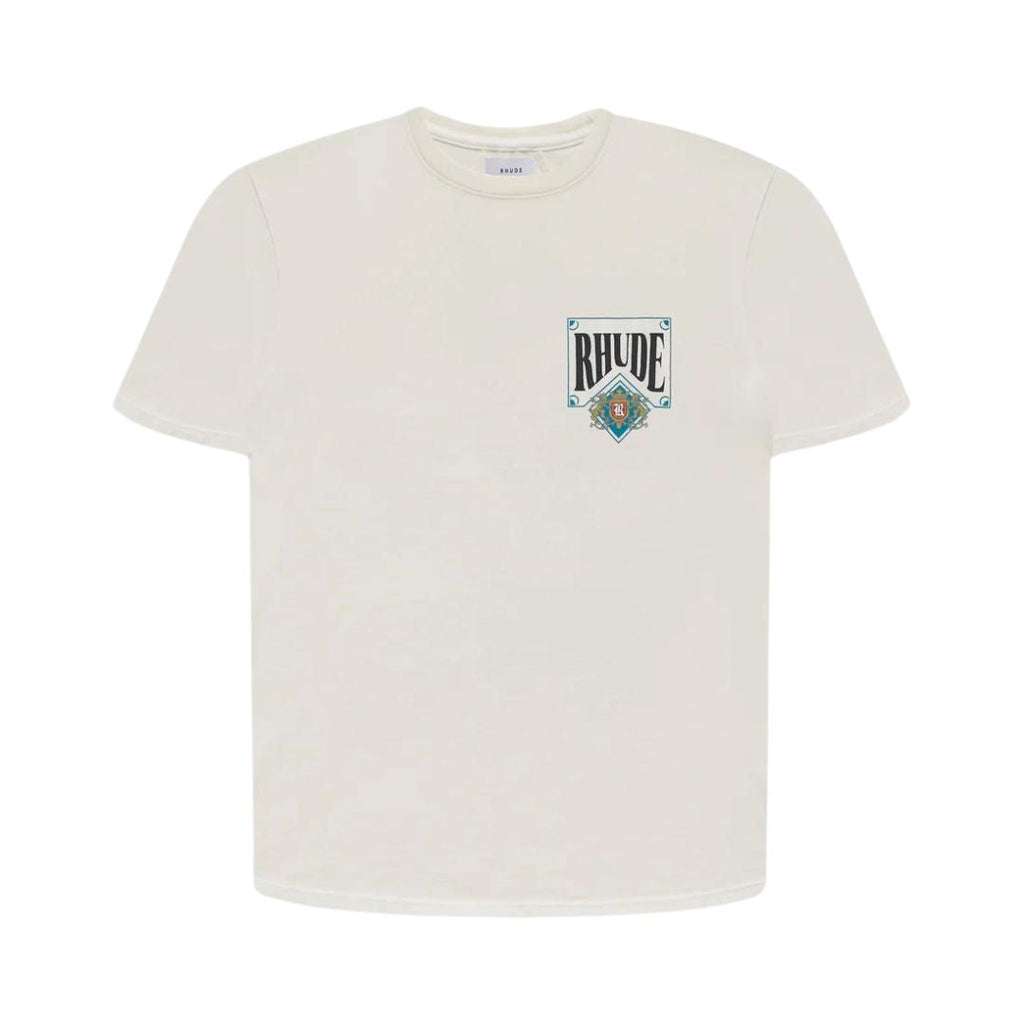 RHUDE CARD T-SHIRT VINTAGE WHITE