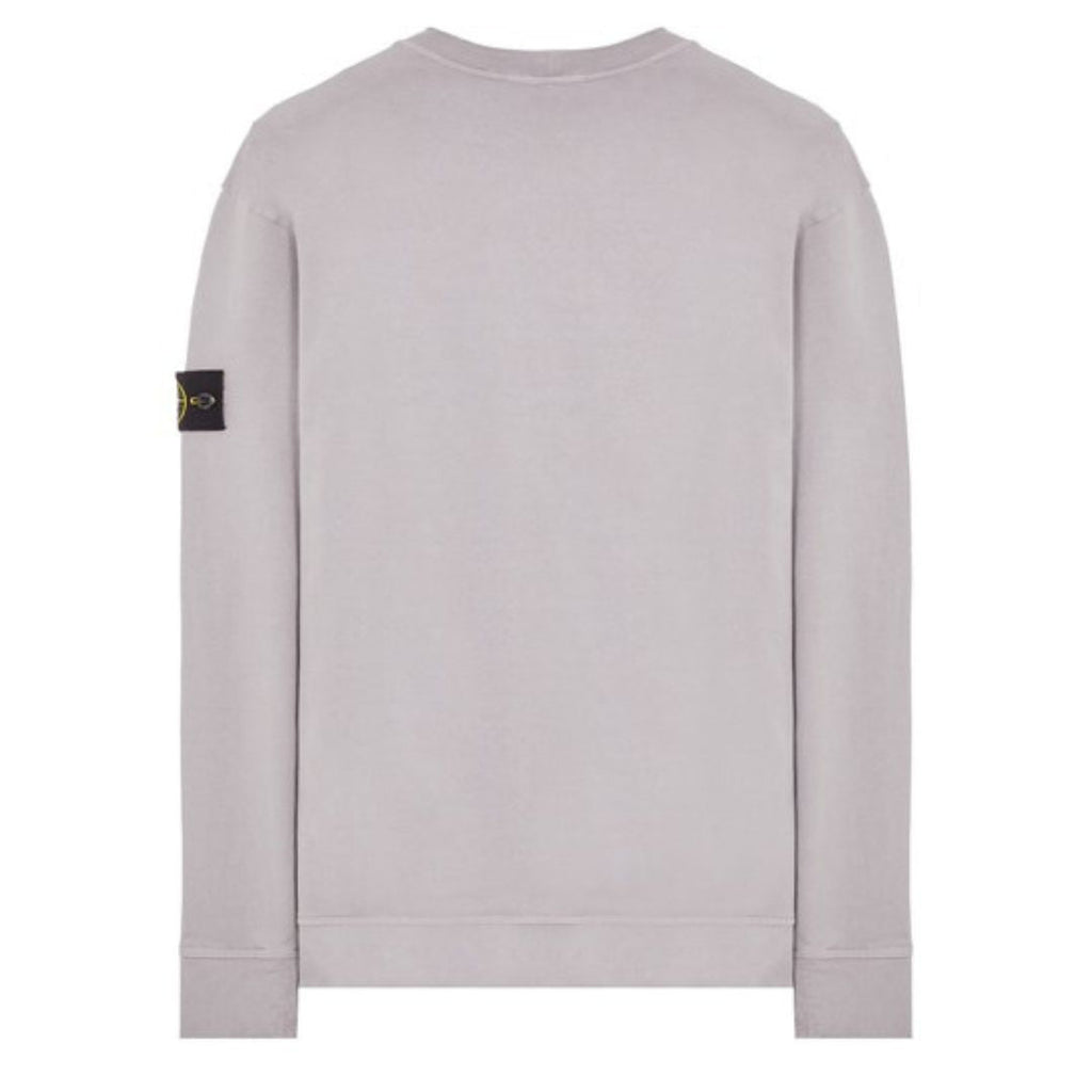 STONE ISLAND PATCH LOGO CREWNECK SWEATSHIRT GREY