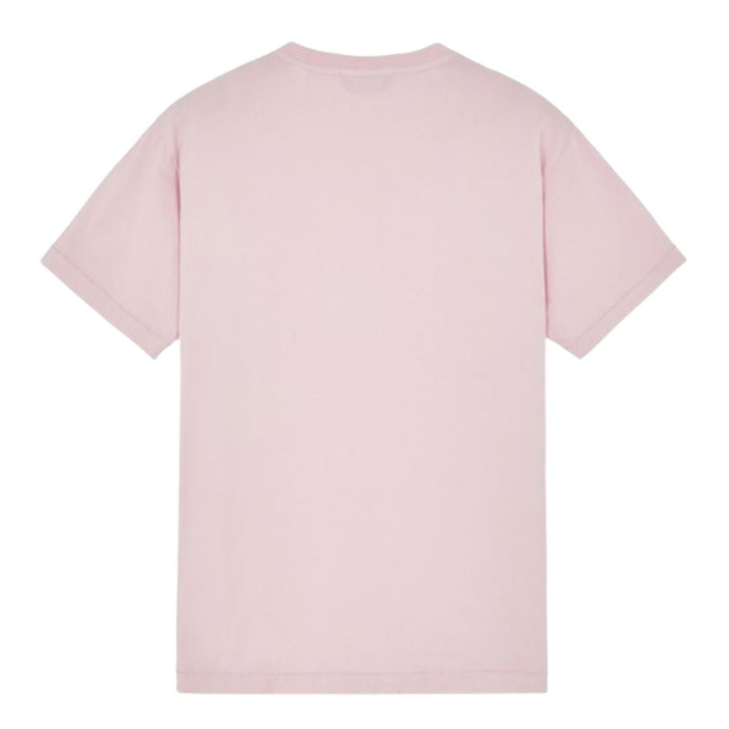 STONE ISLAND SMALL LOGO T-SHIRT PINK