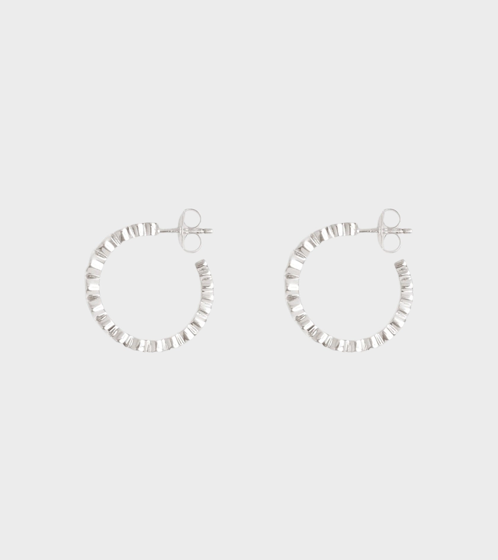 Ottilia Hoops Silver