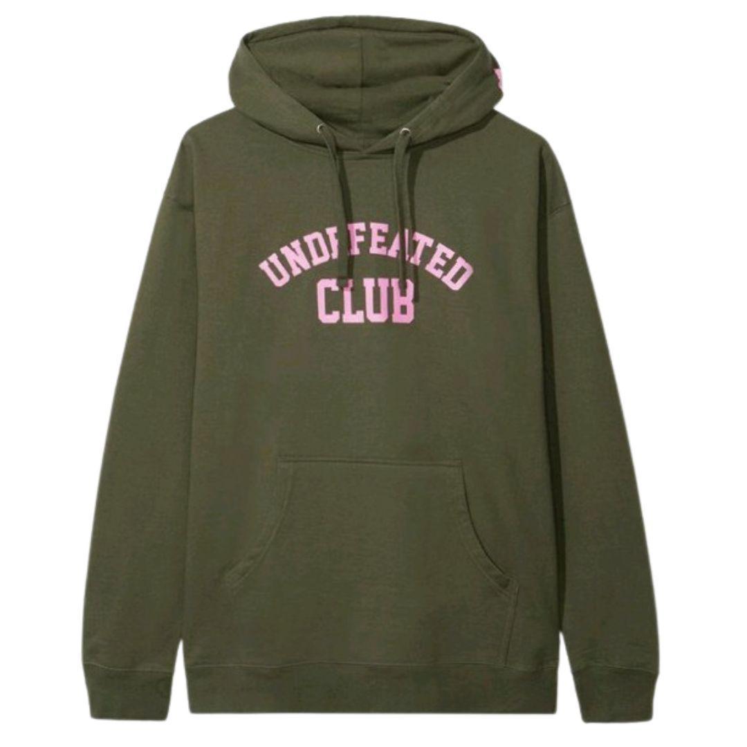 ANTI SOCIAL SOCIAL CLUB X UNDEFEATED CLUB HOODIE OLIVE