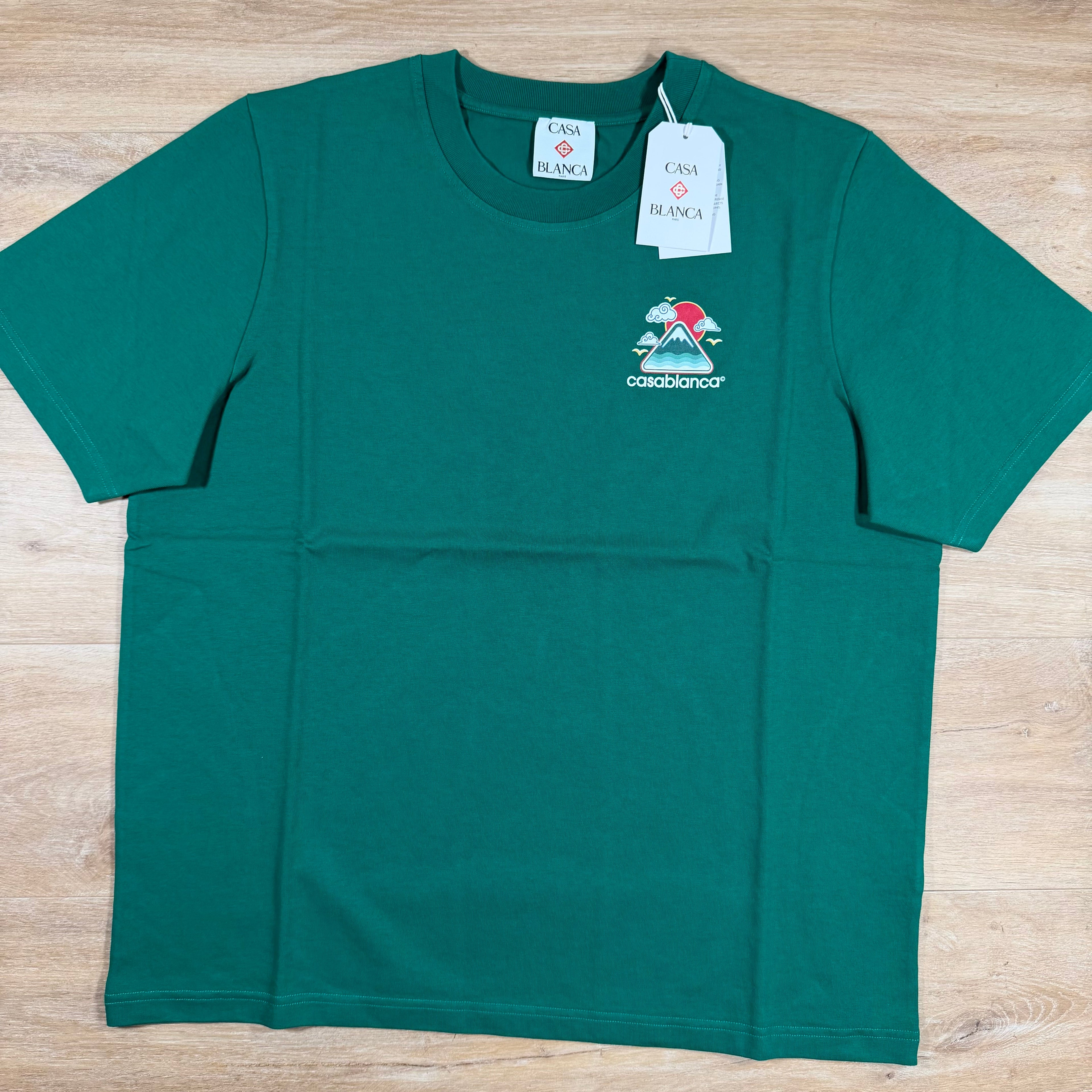 Casablanca Montagne Ondulee T-Shirt in Green