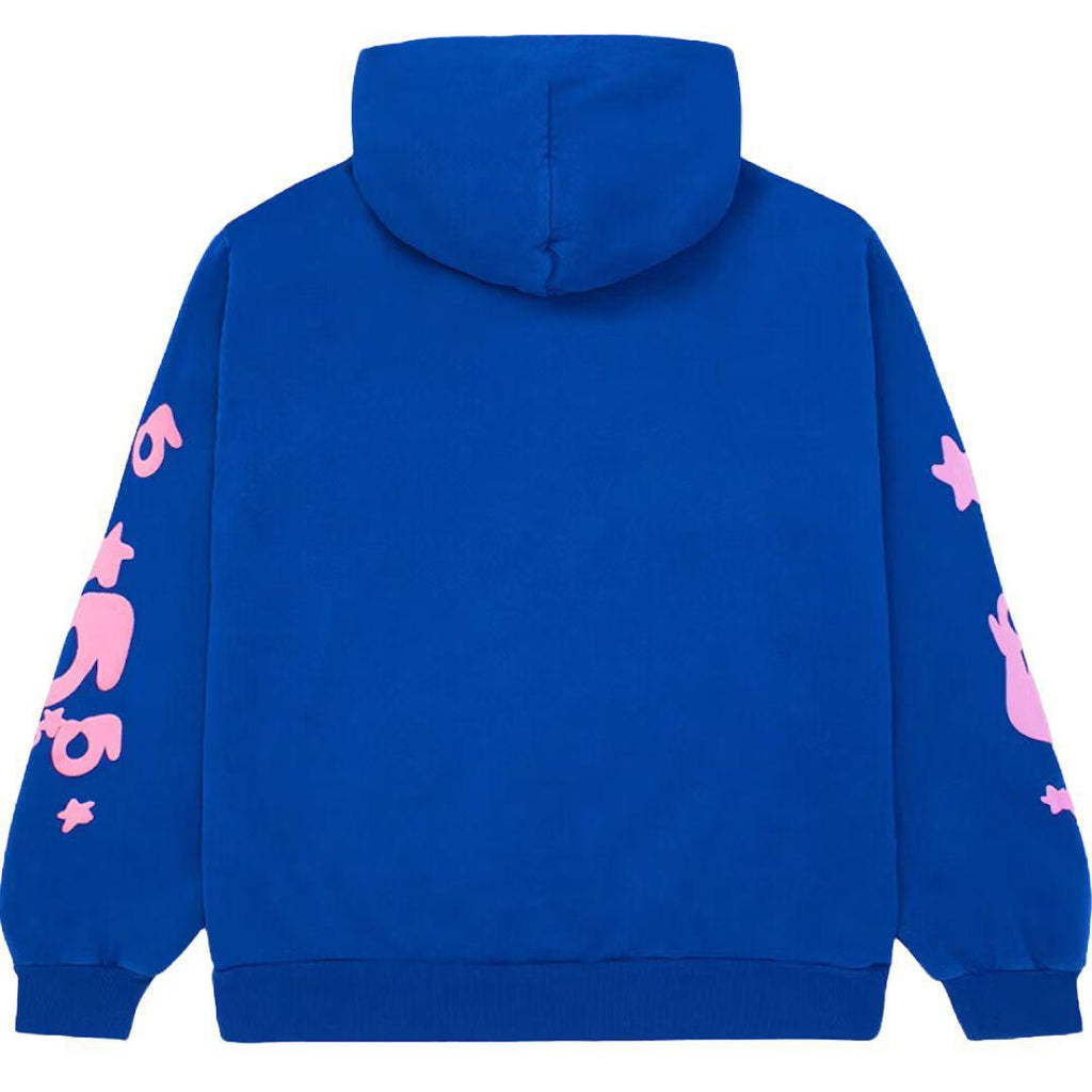 SP5DER BELUGA HOODIE BLUE/PINK