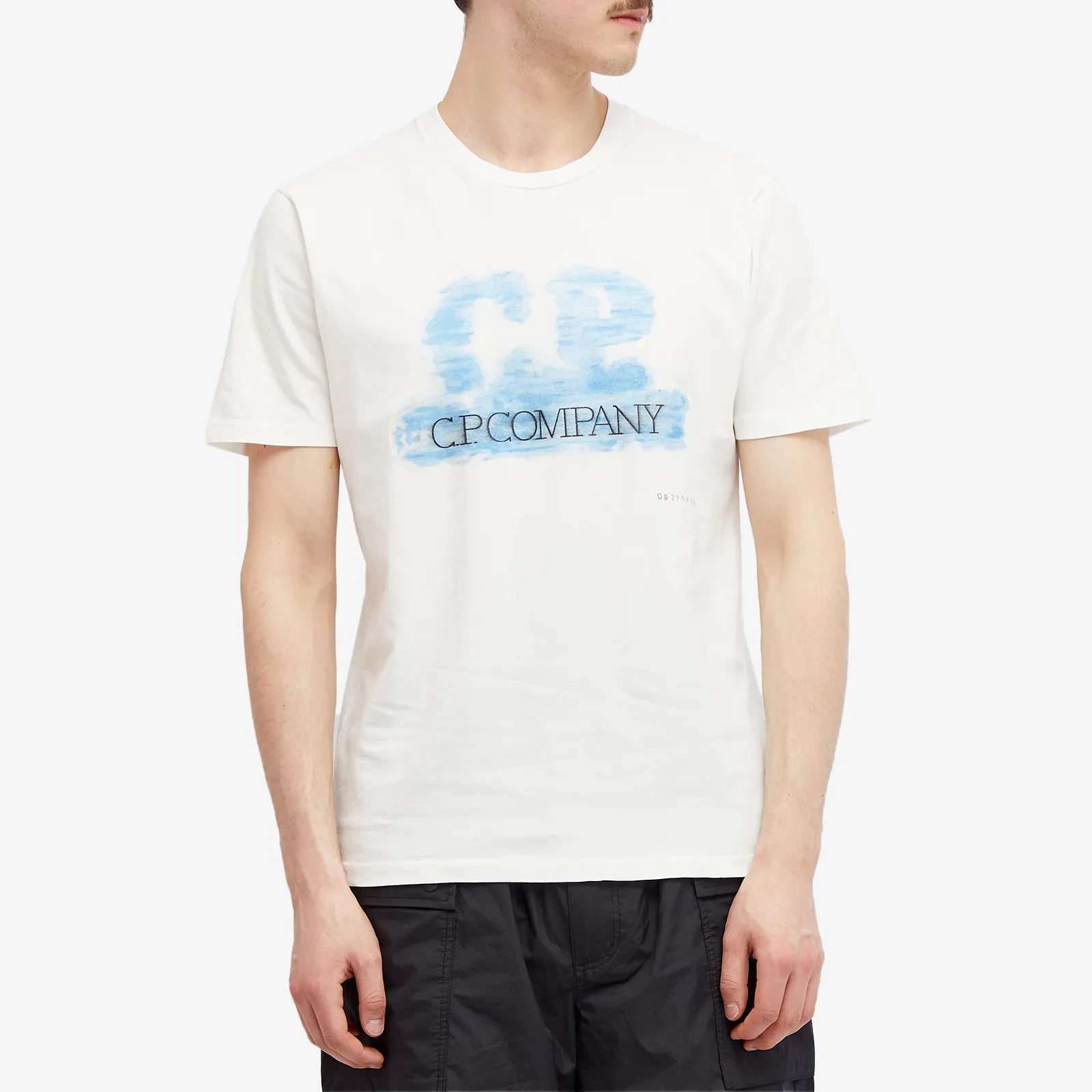 CP Company White Logo T-Shirt