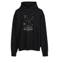 MAISON MARGIELA EMBROIDERED NUMBER LOGO HOODIE BLACK