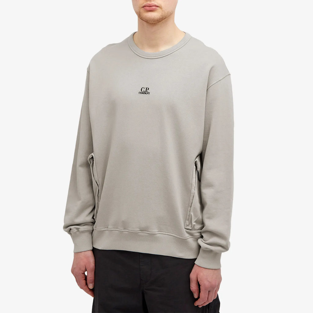 CP Company Embroidered Logo Pocket Sweatshirt