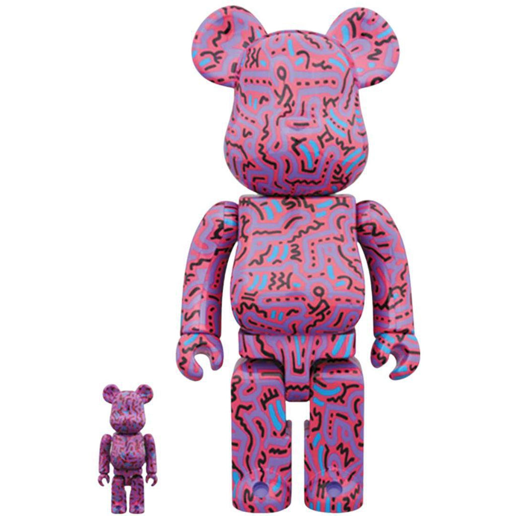 BEARBRICK X KEITH HARING #2 400% & 100% SET