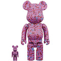 BEARBRICK X KEITH HARING #2 400% & 100% SET