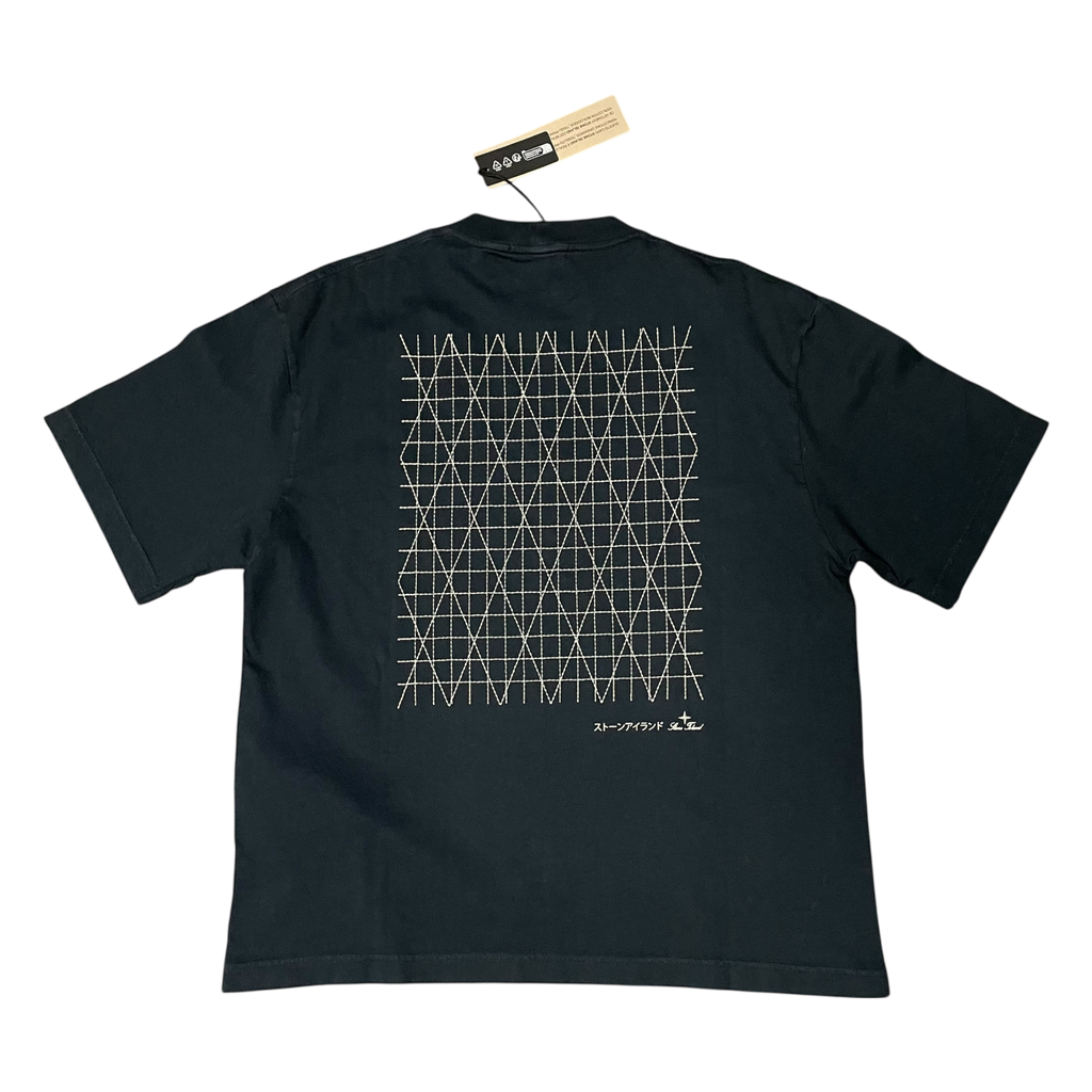 Stone Island Multiaxial Sashiro Embroidery T-Shirt
