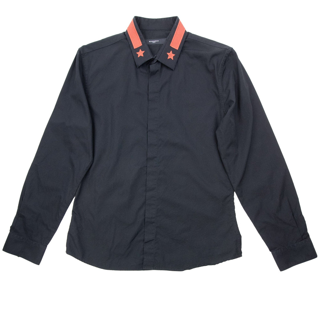 Pre-Loved Black & Red Star Shirt Medium