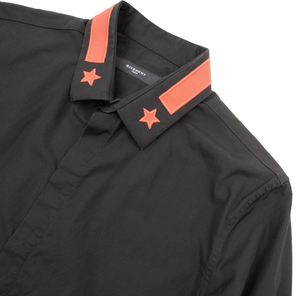 Pre-Loved Black & Red Star Shirt Medium