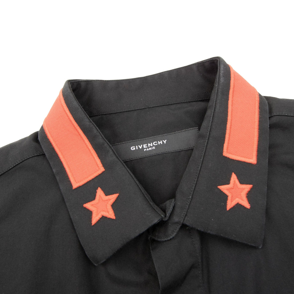 Pre-Loved Black & Red Star Shirt Medium