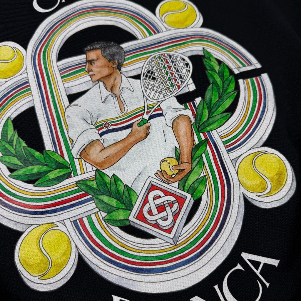 Casablanca 'Le Joueur' Sweatshirt - Black