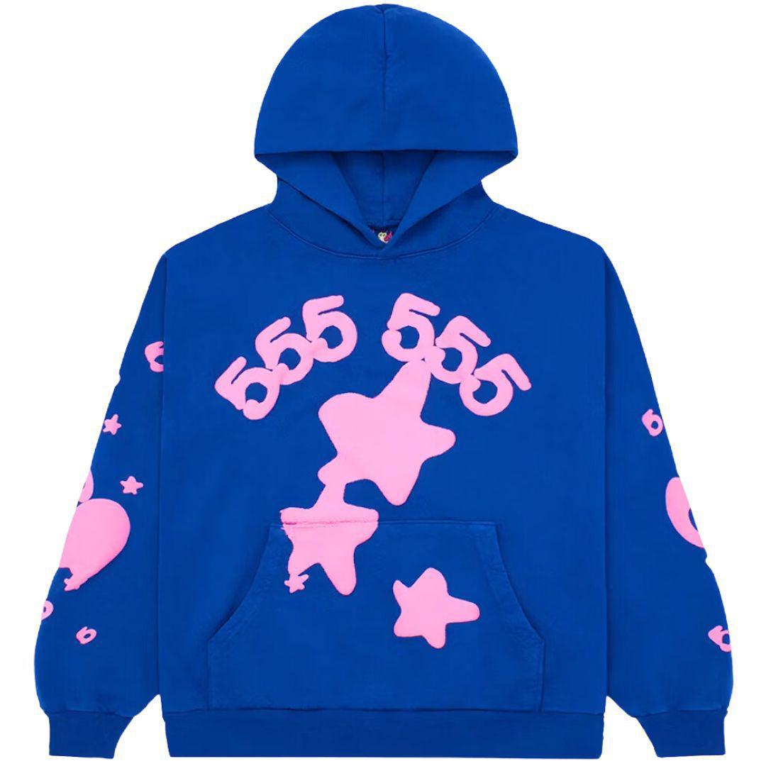 SP5DER BELUGA HOODIE BLUE/PINK