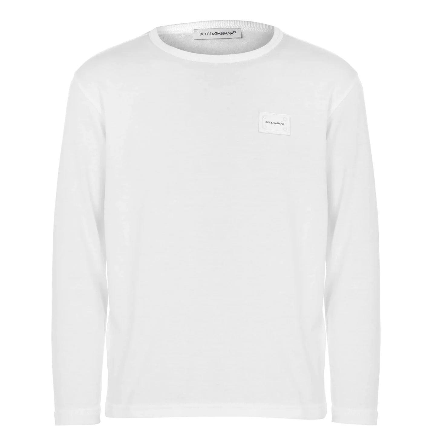 Kids Dolce & Gabbana L/S Plate T Shirt