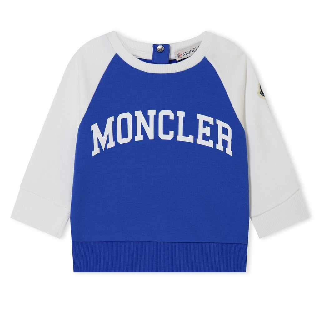 Kids Moncler Blue Logo Tracksuit