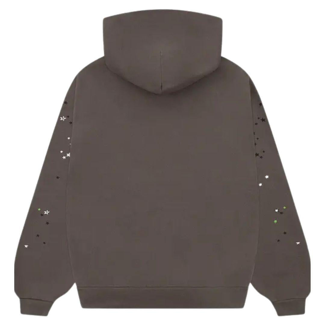 SP5DER P*NK V2 HOODIE SLATE GREY
