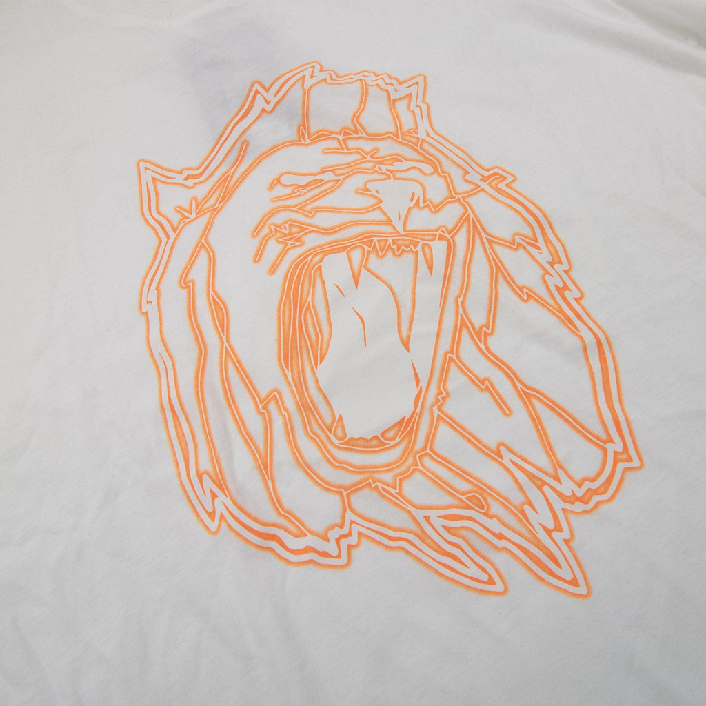 Pre-Loved Versus Lion Head Print White Medium
