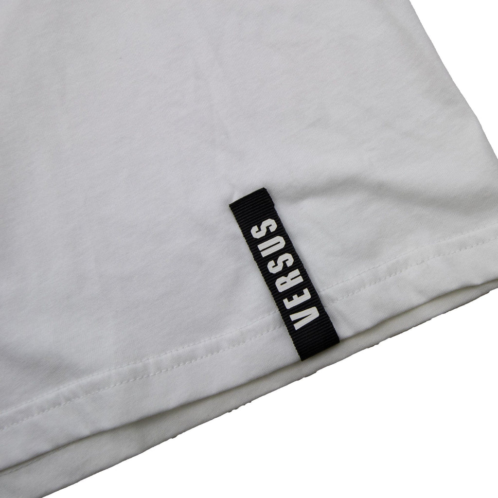 Pre-Loved Versus Lion Head Print White Medium