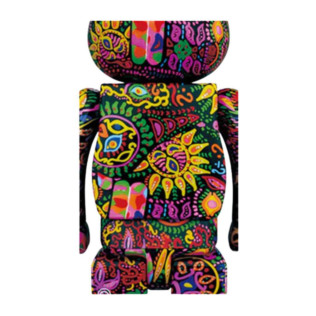 BEARBRICK PSYCHEDELIC PAISLEY 400% & 100% SET