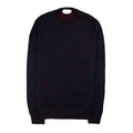 Alexander McQueen Skull Patterned Wool Jumper Maroon