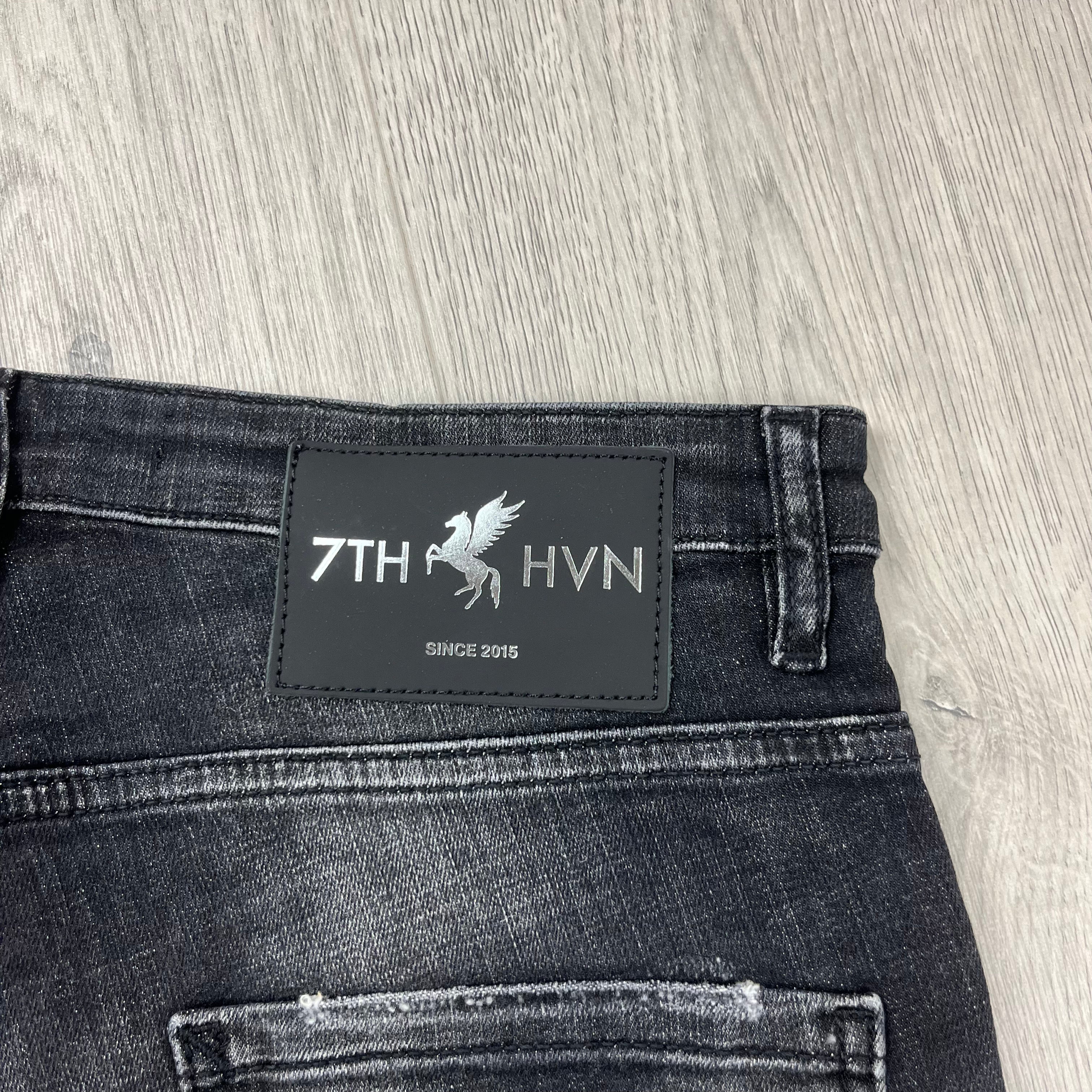 7TH HVN Slim Jeans - Black