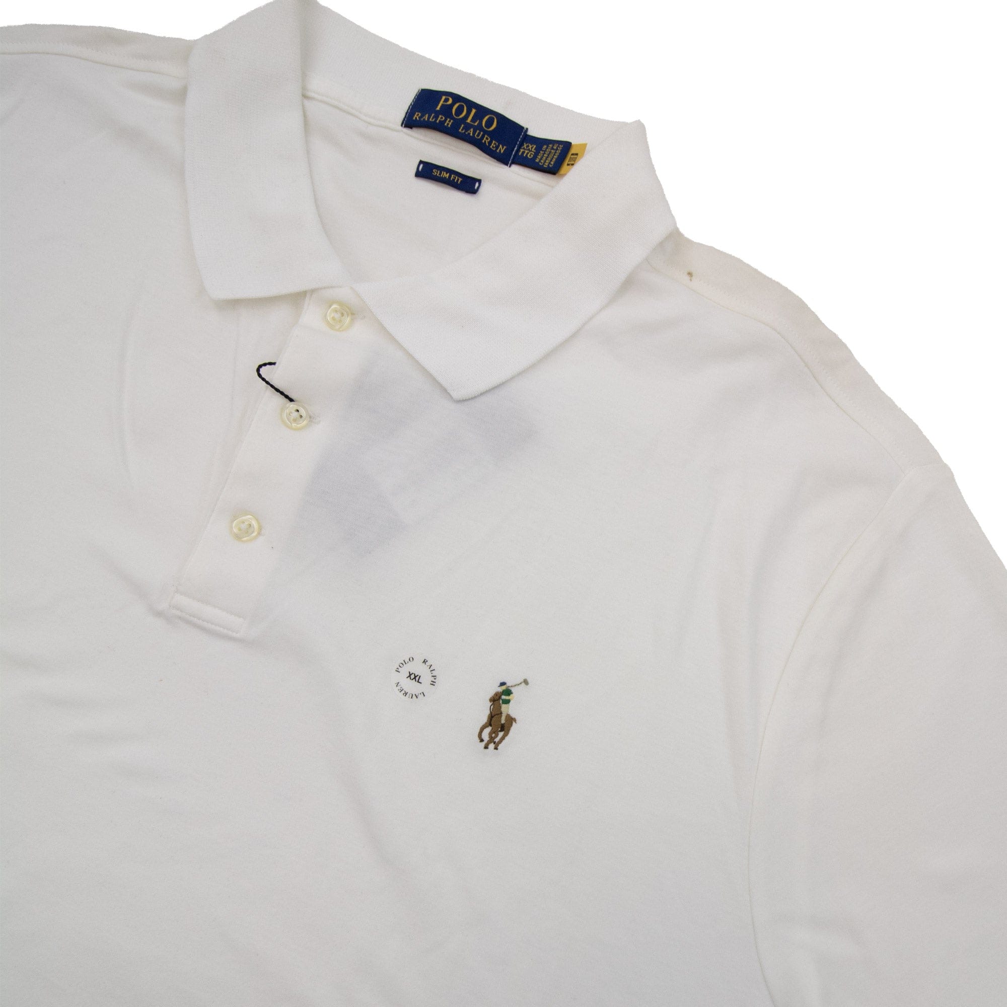 Pre-Loved Polo Slim pima White 2XL