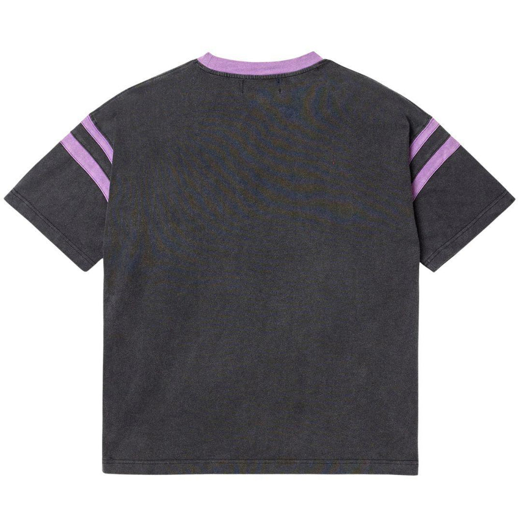 VALE FOREVER PURPLE RAYS BLING T-SHIRT WASHED BLACK