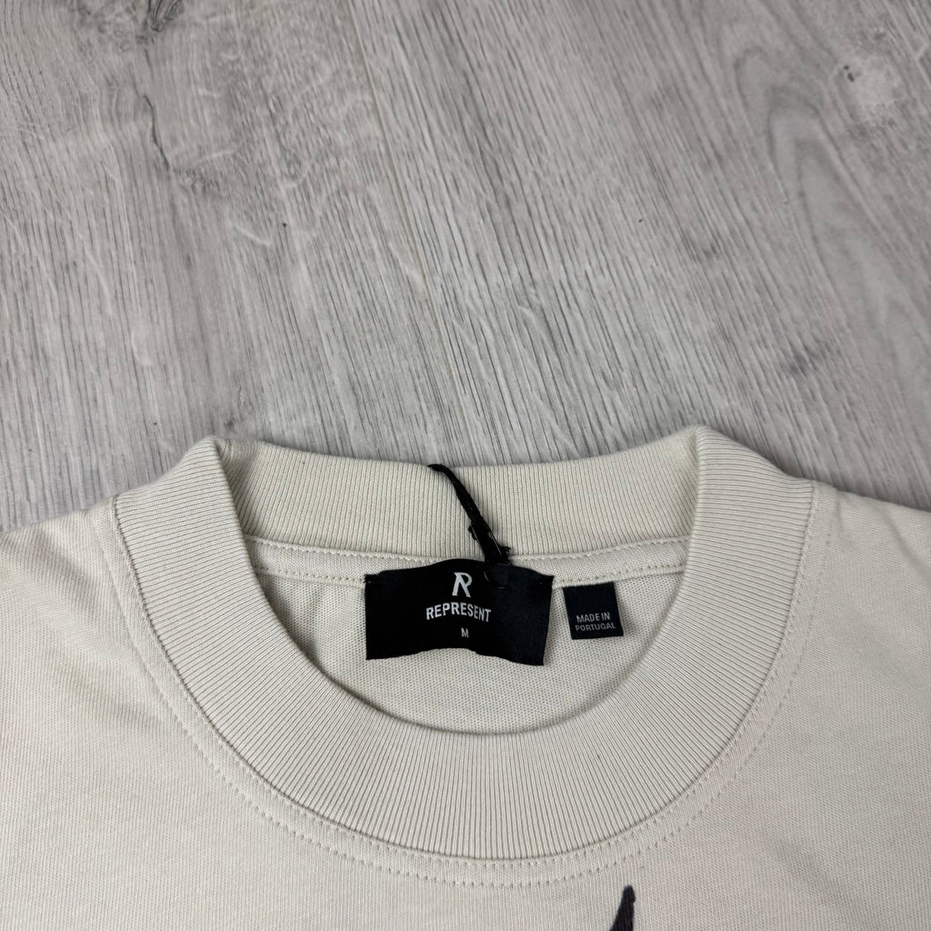 Represent 'Thoroughbred' T-Shirt - Vintage White