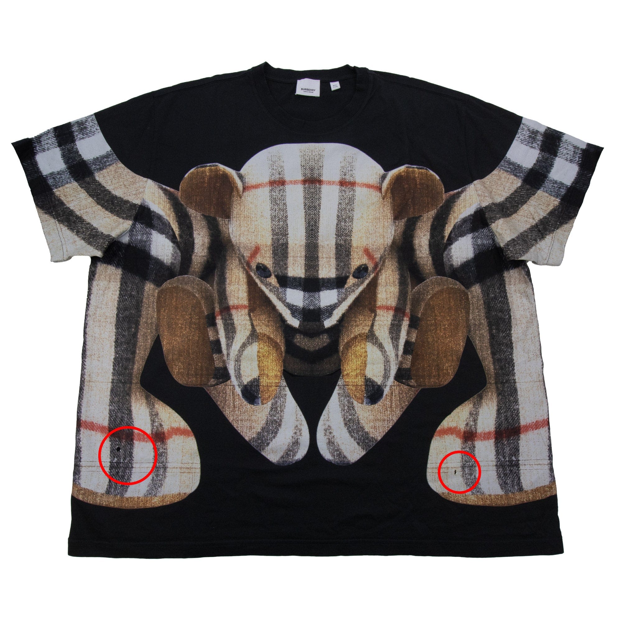 Pre-Loved Thomas Bear Print Cotton T-shirt 2XL