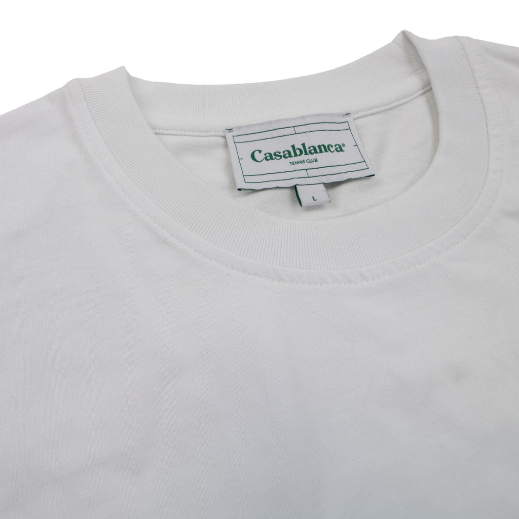 Pre-Loved Aiiiiir Printed T Shirt White Large