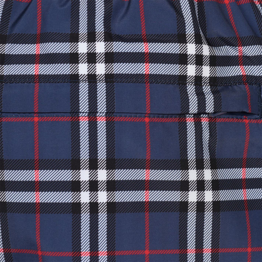 Burberry Navy Vintage Check Swimshorts