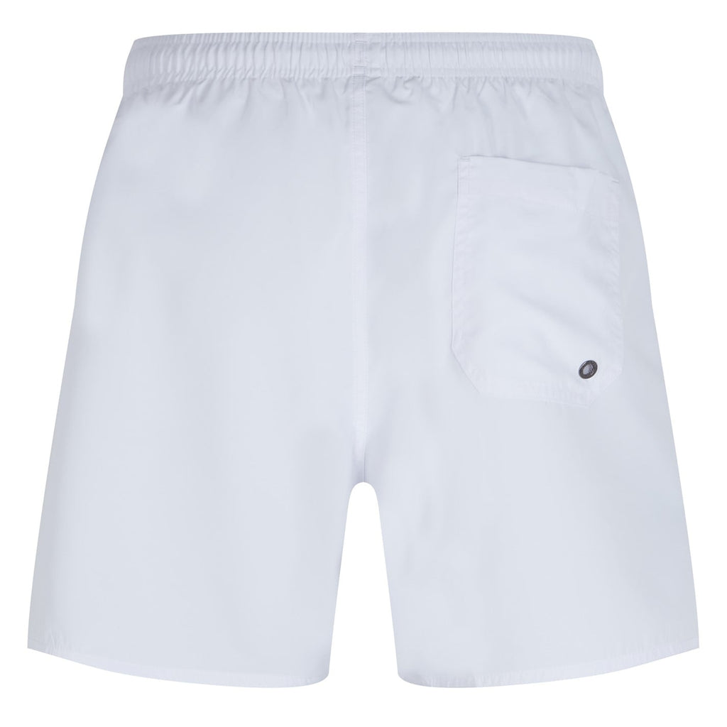 Emporio Armani White Tape Swimshorts