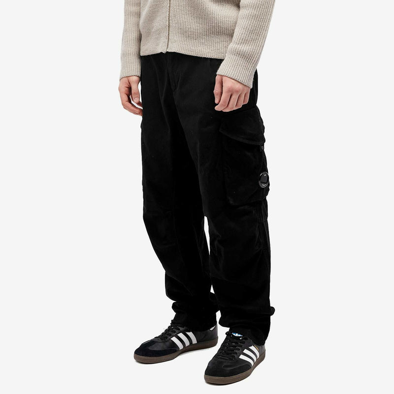 CP Company Black Lens Cargo Pants
