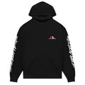 MALBON FUTURA TAG HOODIE BLACK