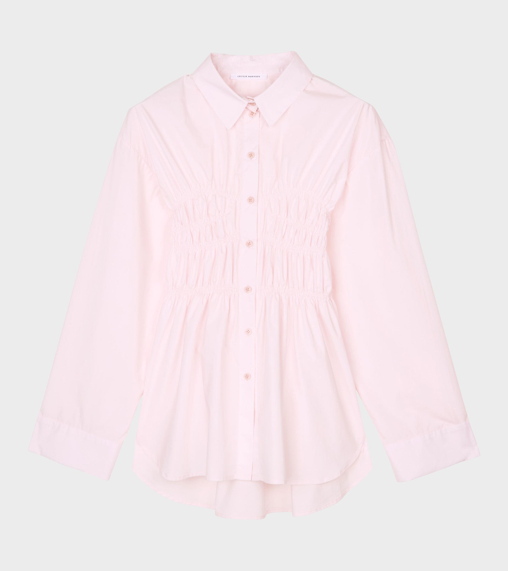 Braxton Cotton Shirt Blush Pink