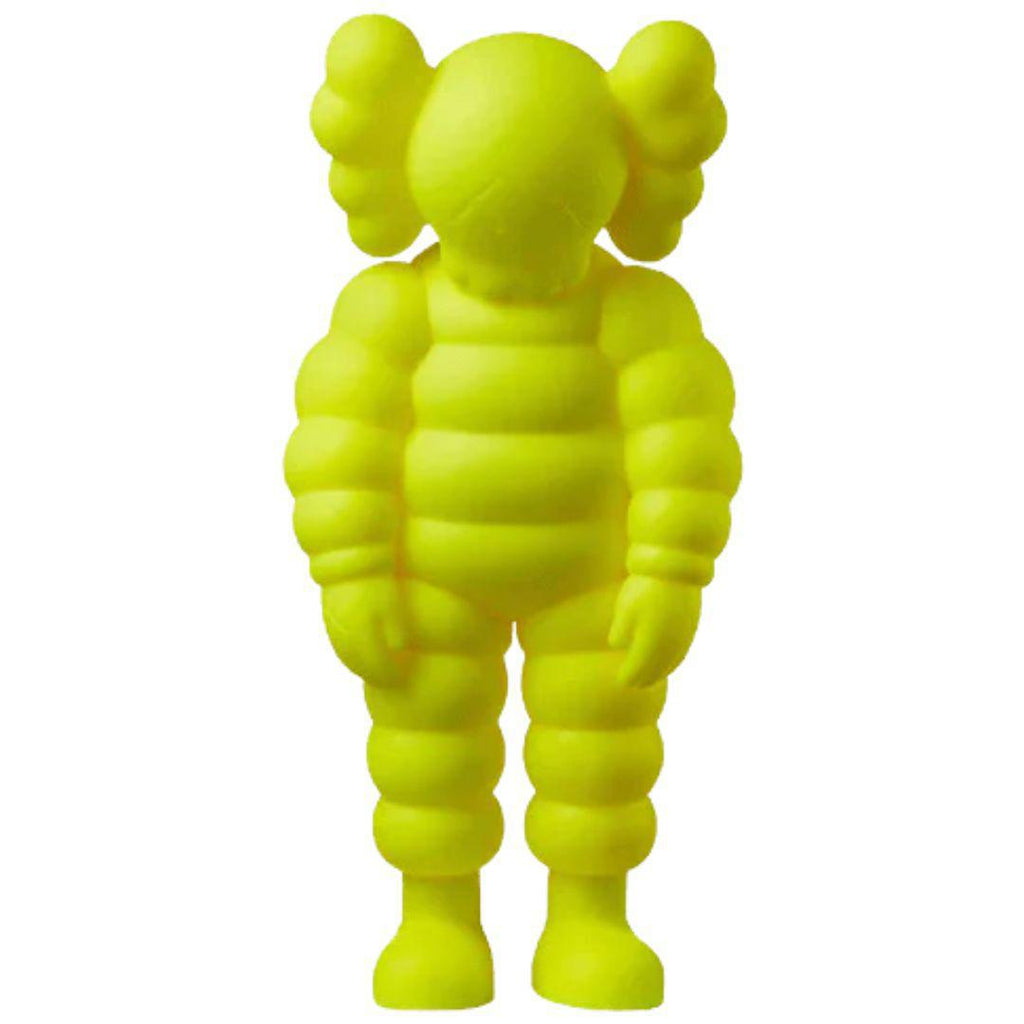 KAWS WHAT PARTY VINYL FIGURE YELLOW