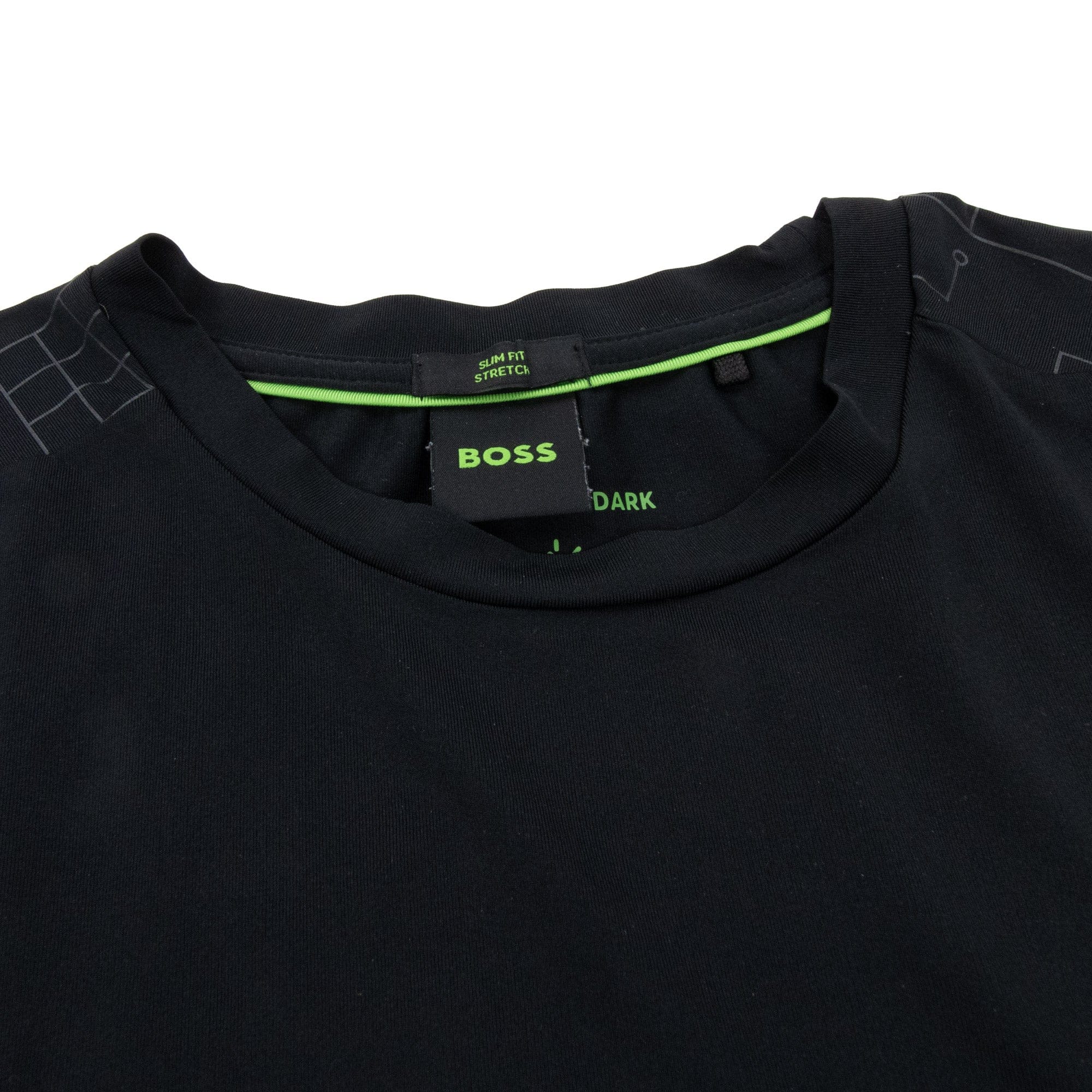 Pre-Loved Tee Active Glow Effect Logo T Shirt Black Medium
