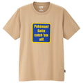 UNIQLO X POKEMON CATCH EM ALL T-SHIRT BROWN