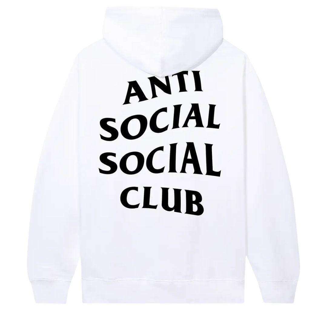 ANTI SOCIAL SOCIAL CLUB LOGO HOODIE WHITE