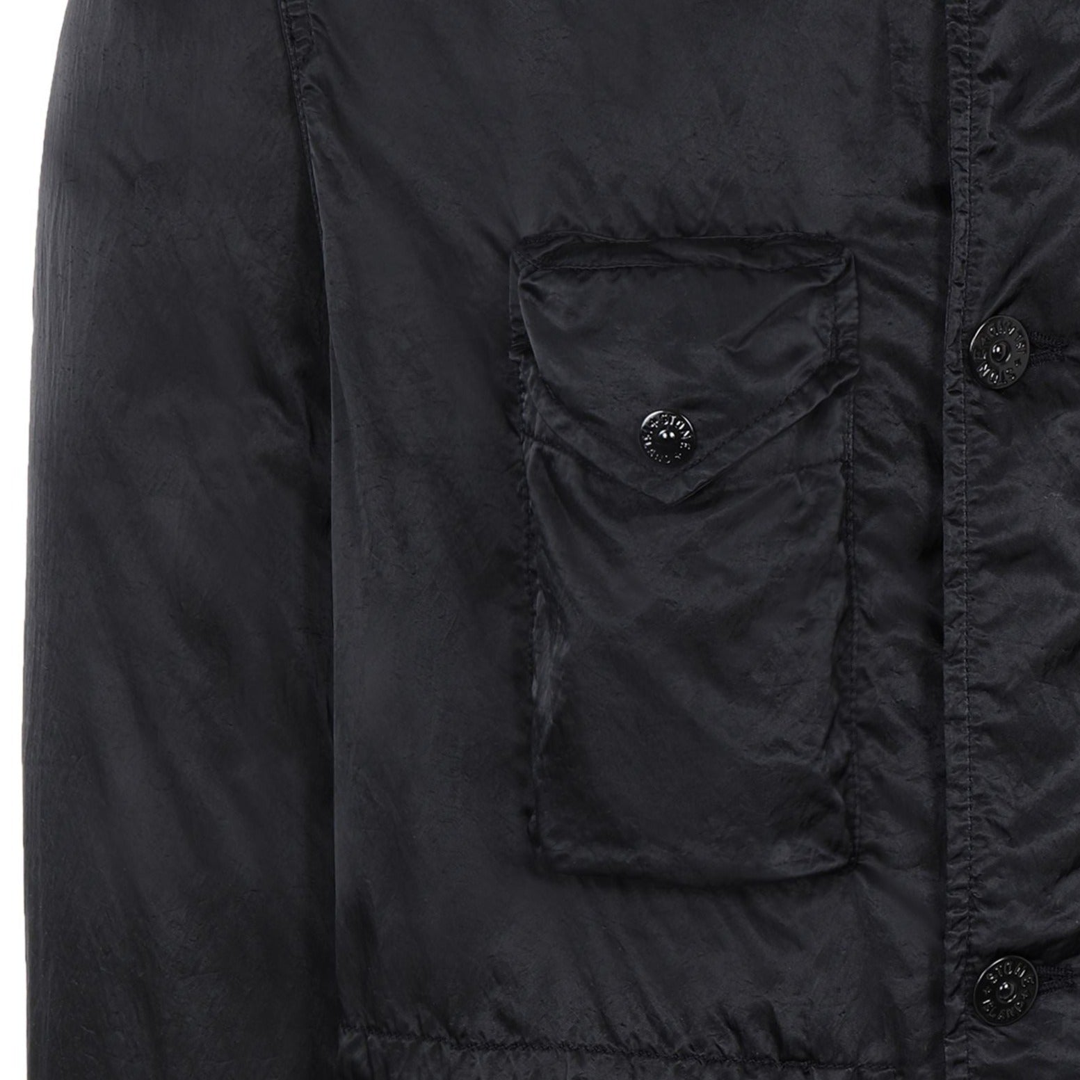 Stone Island Black Nylon Raso TC