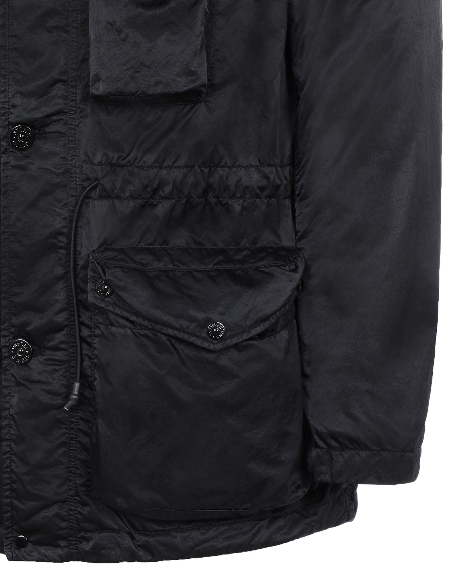 Stone Island Black Nylon Raso TC