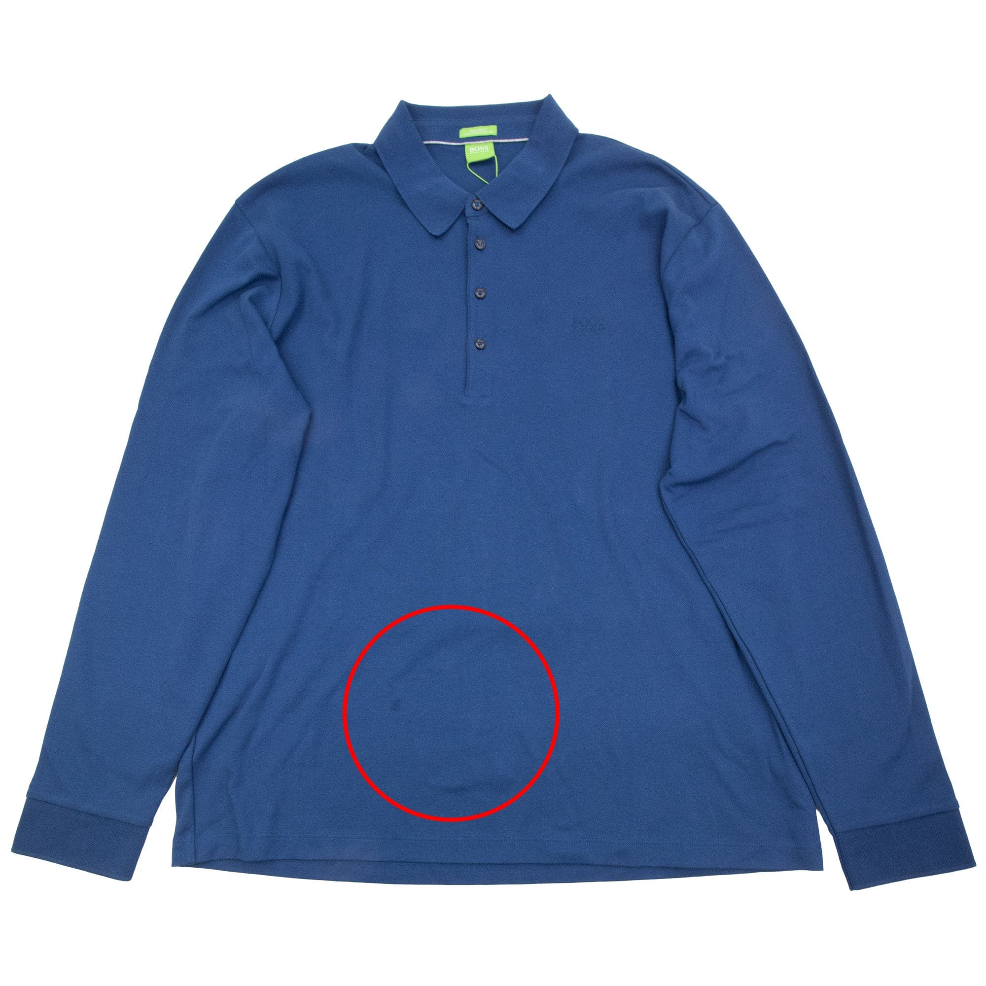 Pre-Loved Long Sleeve Polo Turquiose 3XL