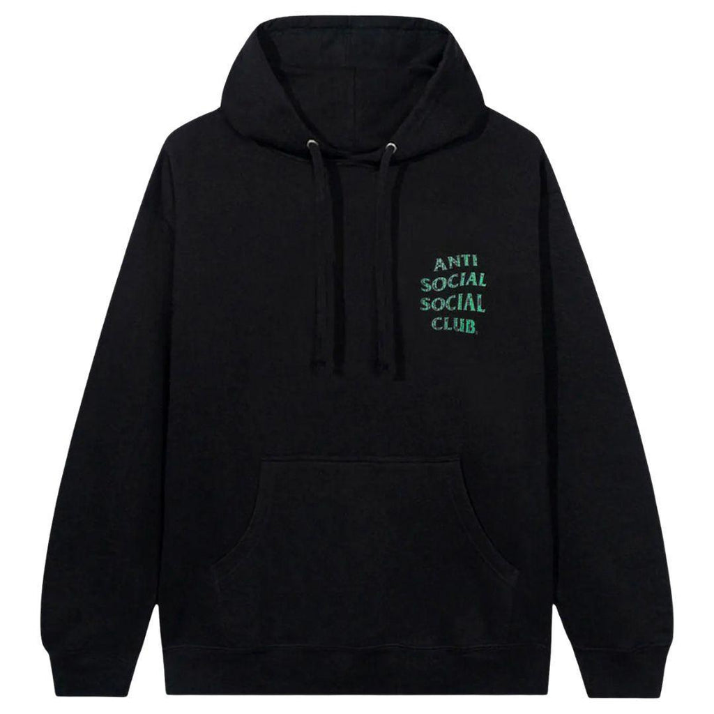 ANTI SOCIAL SOCIAL CLUB GLITCH HOODIE BLACK